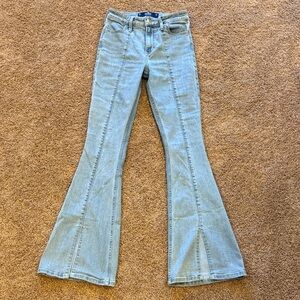 Hollister Light Blue Wide Leg Jeans